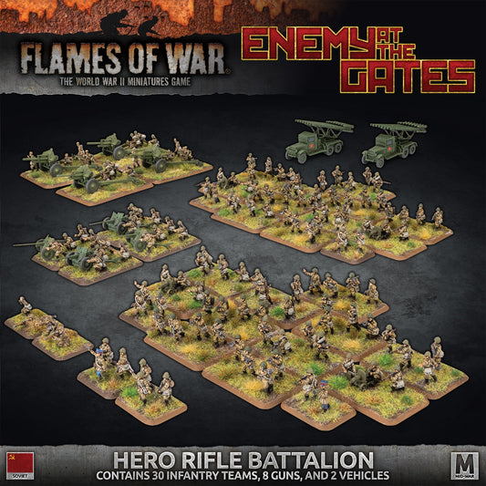 Flames of War: Soviet Hero Rifle Battlalion Army Deal (MW)