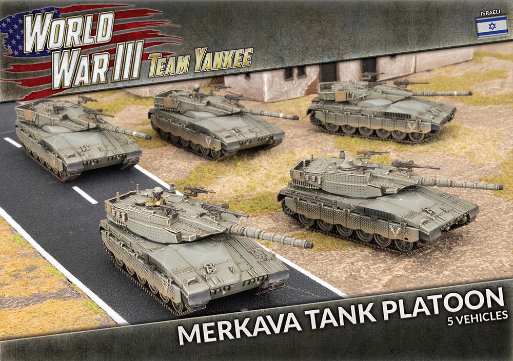 PREORDER - Merkava Tank Platoon (WWIII x5 Plastic)