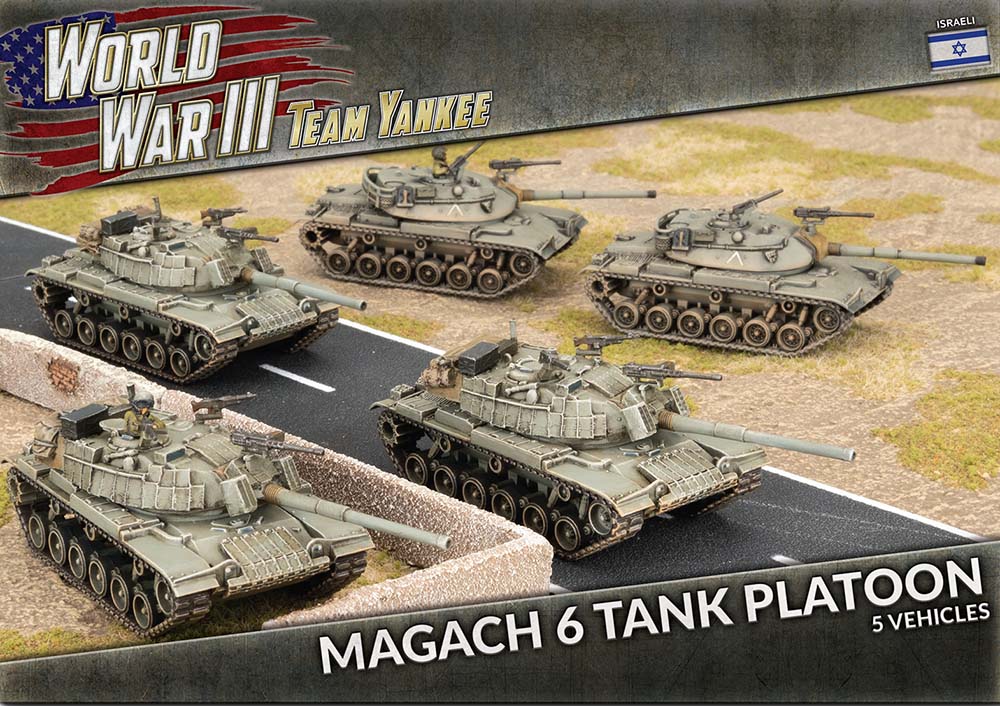 PREORDER - Magach 6 (Blazer) Platoon (WWIII x5 Plastic)