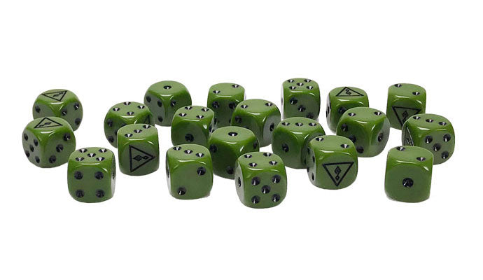 WWIII: Oil War: Iraqi Dice Set (x16)