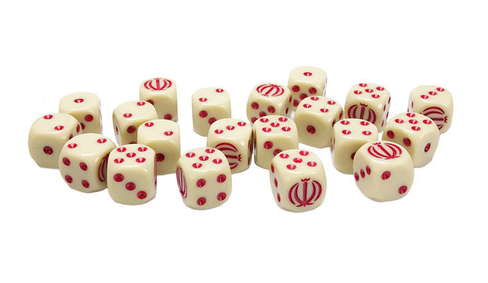 WWIII: Oil War: Iranian Dice Set (x16)