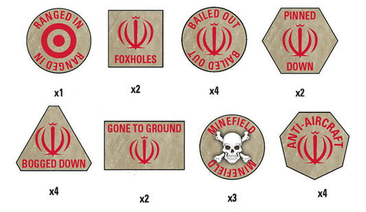 WWIII: Oil War: Iranian Token Set (x21)