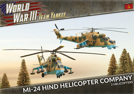 WWIII: Soviet: Mi-24 Hind Helicopter Company (Plastic)