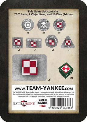 WWIII: Polish Gaming Set (x20 Tokens, x2 Objectives, x16 Dice)